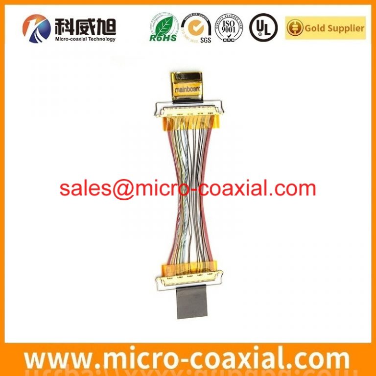 Custom I-PEX 20533-030E board-to-fine coaxial cable assembly FI-J40C2-SH-D-10000 eDP LVDS cable Assembly manufacturer