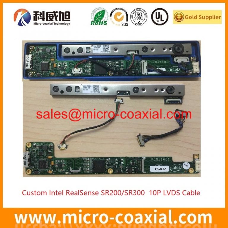 Custom FX16-51P-GND Micro-Coax cable assembly JF08R0R041010UA LVDS cable eDP cable assembly Vendor