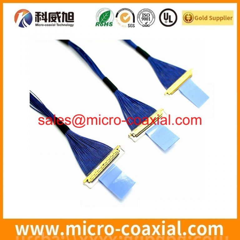 customized I-PEX 2574 micro-miniature coaxial cable assembly I-PEX 2182-050-04 eDP LVDS cable Assemblies Manufacturer