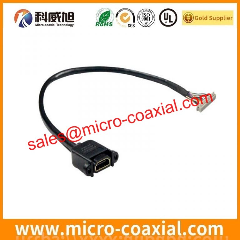 customized I-PEX 2766-0121 SGC cable assembly I-PEX 20320-050T-11 eDP LVDS cable assemblies Manufactory