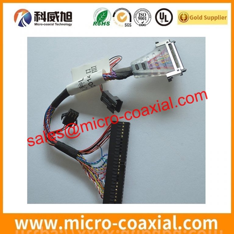 Built DF81-40P-LCH(52) micro coaxial cable assembly I-PEX 20421-041T LVDS cable eDP cable assemblies factory