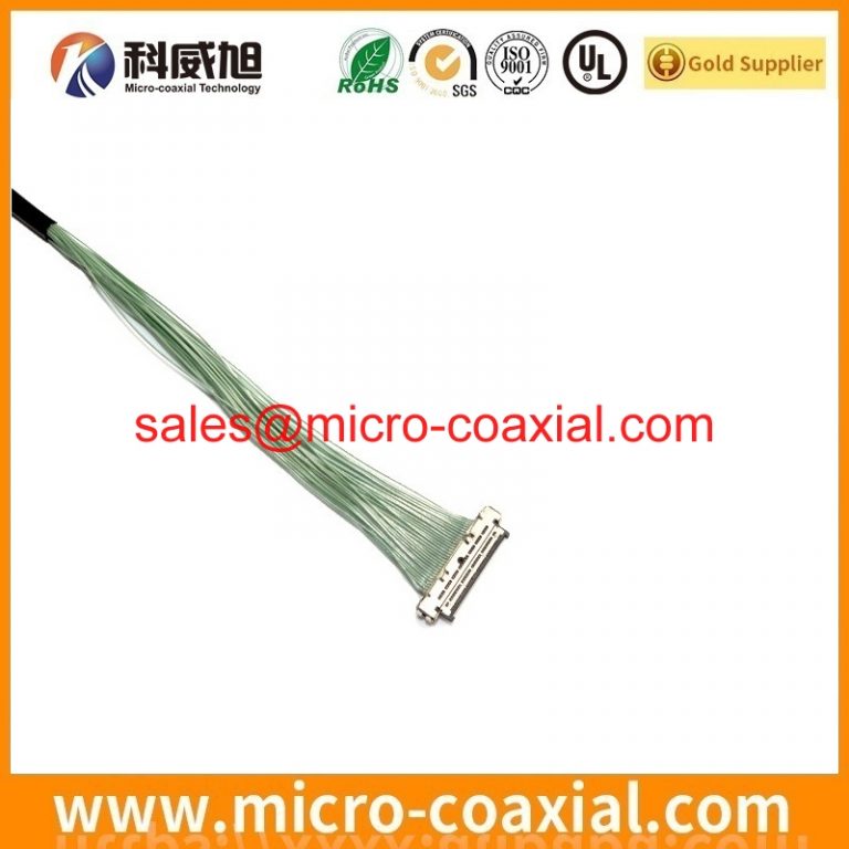 Manufactured I-PEX 2182-014-03 micro-coxial cable assembly DF81-50P-LCH LVDS eDP cable Assembly supplier