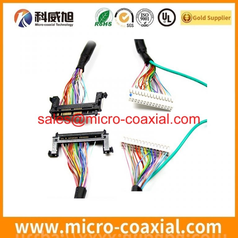 customized I-PEX 20788-060T-01 fine pitch harness cable assembly DF81-40S-0.4H(51) LVDS cable eDP cable assemblies Supplier