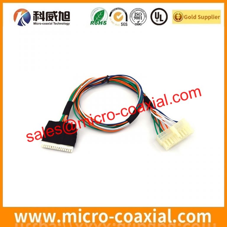 custom I-PEX 20788 Micro Coaxial cable assembly I-PEX 2618-0401 LVDS eDP cable assembly Manufactory