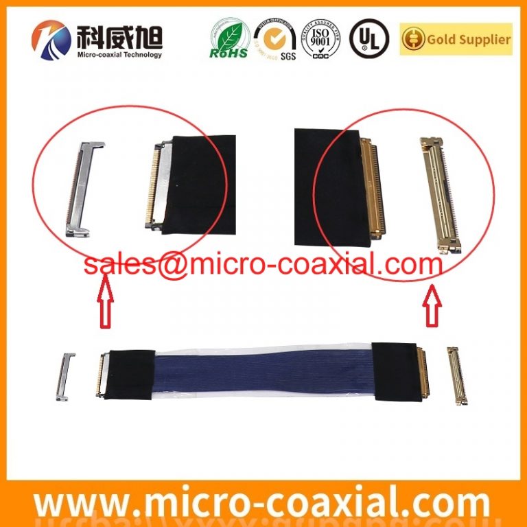 Built I-PEX 2679 Micro Coaxial cable assembly I-PEX 2496-030 LVDS cable eDP cable Assemblies factory