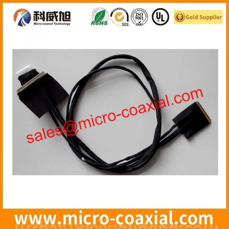custom I-PEX 20346-040T-32R board-to-fine coaxial cable assembly LVX-A40LMSG LVDS eDP cable Assembly Provider