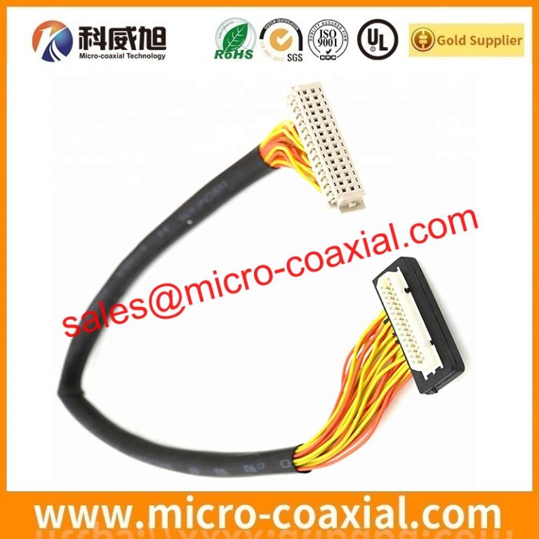 Custom I-PEX 20682-040E-02 MFCX cable assembly DF36A-25S-0.4V(51) LVDS cable eDP cable assemblies manufactory