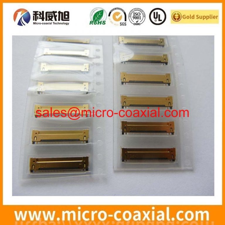 Built I-PEX 20496-040-40 Micro Coaxial cable assembly HD1S040HA2R6000 LVDS cable eDP cable Assemblies Factory