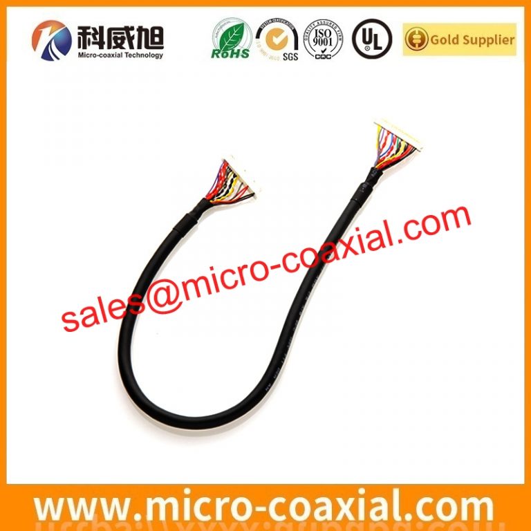Manufactured FI-W19P-HFE fine micro coax cable assembly I-PEX 20532-034T-02 LVDS cable eDP cable assembly Factory