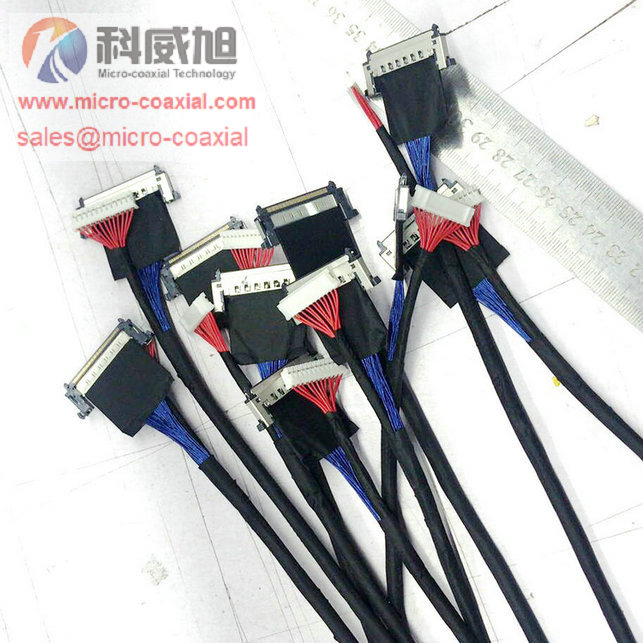 Professional DF80-50S-0.5V micro-coxial cable HIROSE FX16F-21P-HC board-to-fine coaxial cable FX15SC-51S-0.5SV cable vendor FX15-3032PCFB Fine Micro Coax cable