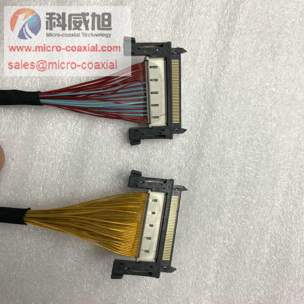 custom DF81D-40P-0.4SD Micro coax cable HRS DF36-50P-0.4SD Micro-Coaxial Cable MCX cable DF36-50P cable Supplier FX16M2-51S-0.5SH Micro-Coax cable