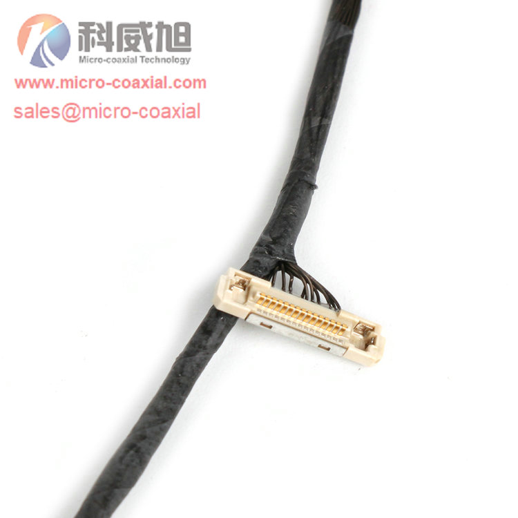 custom DF38J-30P-SHL Micro coaxial cable for healthcare application cable HRS DF56CJ-26S-0.3V thin and flexible micro coaxial cable cable FX16-31S-0.5SH cable provider FX15S-51P-GND fine wire cable