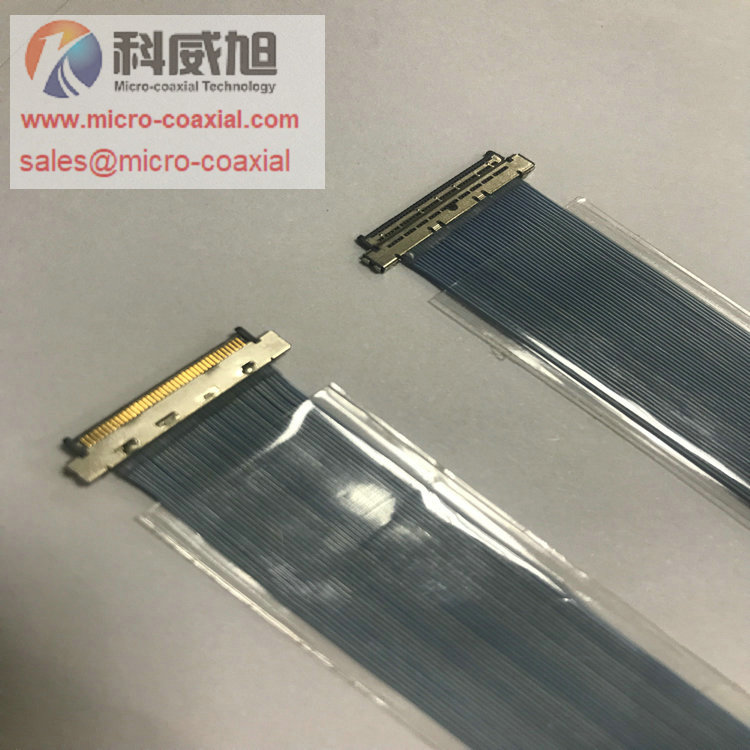 custom DF80-30S-0.5V Micro Flex Coaxial Cable cable HRS FX15SC-51S Fine Micro Coax cable FX15-31S cable manufacturer DF36A-30S-0.4V fine pitch harness cable