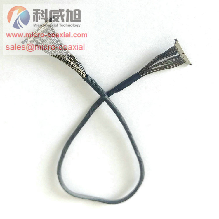 customized MDF76-30P-1C thin and flexible micro coaxial cable cable Hirose DF56-26P-0.3SD Micro coaxial cable for healthcare application cable DF81D-50P-0.4SD cable factory FX15-3032PCFA MCX cable