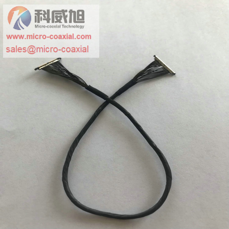 Custom FX16M2-41S-0.5SV MCX cable HIROSE DF80-30S-0.5V fine micro coax cable DF56-50P-0.3SD cable provider DF80-40S-0.5V fine wire cable
